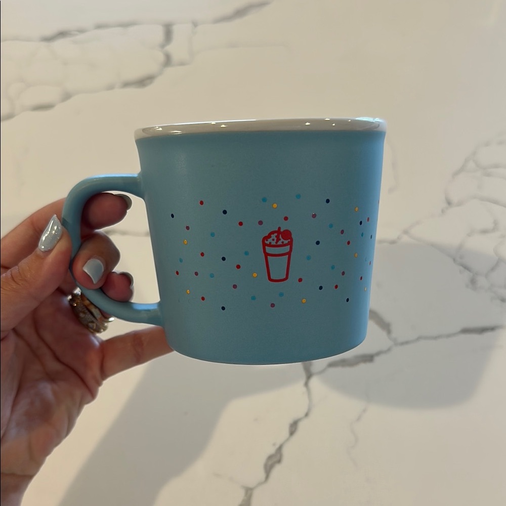 Blue Chik-fil-a Summer Milkshake / Ice Cream Mug